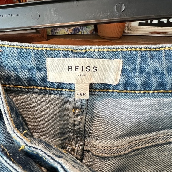 Reiss women’s Bailey high rise straight leg jeans size 28R - Picture 8 of 12